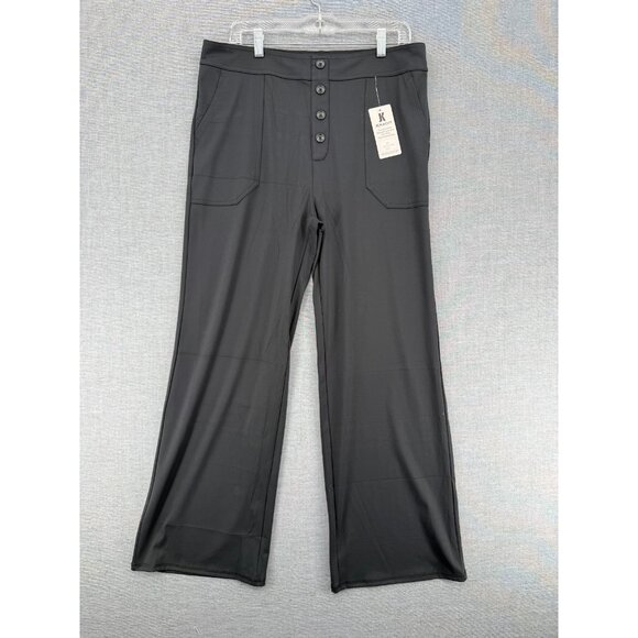 Jekaoyi Pants - JEKAOYI Casual High Waist Yoga Flare Leg Pants Stretchy Womans 2XL 27" NWT